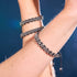 Panda Links | Mini Kismet Bracelet | Black x Silver